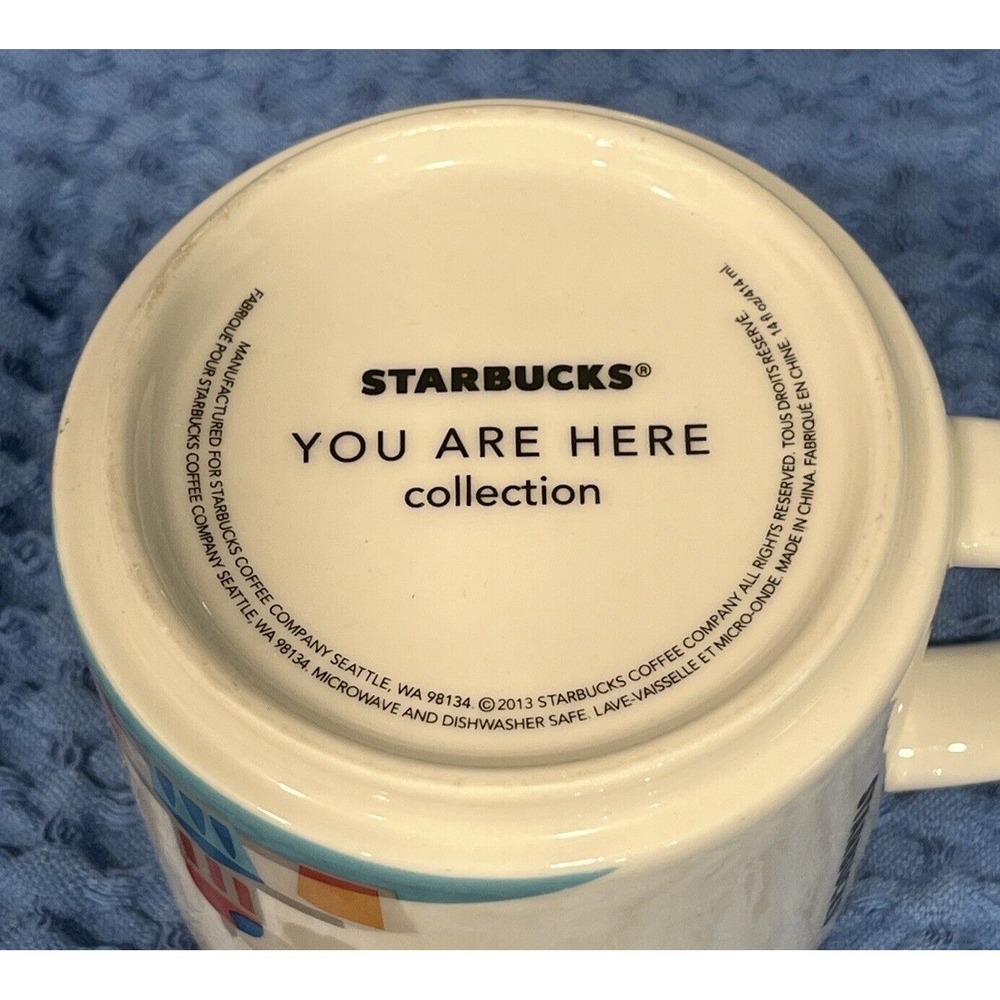 2013 Starbucks Coffee Tea‎ Cup Mug "You Are Here" Collection ATLANTA 14oz EUC! - Picture 6 of 8